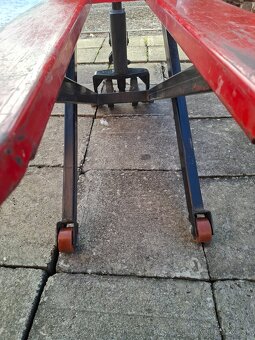 Ručný nožnicový paletový vozík - 8