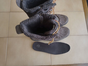 Damske zimne kozene vodeodolne cizmy TIMBERLAND. - 8