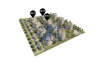 Na predaj 3-izbový byt s balkónom - B3 - 8