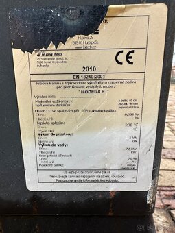 Teplovodné krbové kachle - krbové kachle s výmenníkom - 8