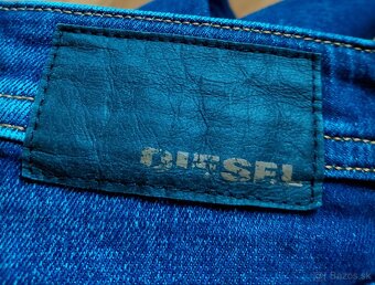 Diesel tmavomodré reg slim fit - 8