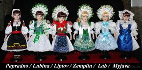 Predám nové slovenské krojované bábiky č. 2 - 8