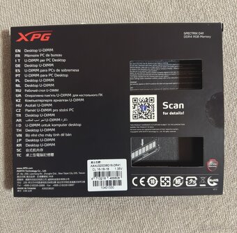 32GB XPG DDR4 3200mhz CL16 8GB RGB RAM STICKS - 4x8GB kit - 8