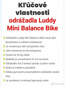Odrážadlo Luddy, Mini balance bike - 8