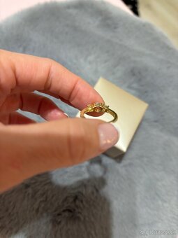 Zlatý prsteň Au585 - 8