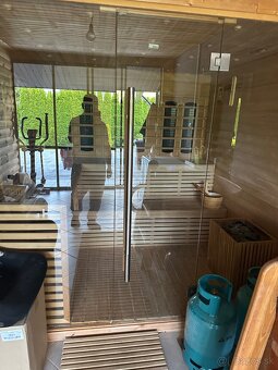 Sauna fínska a infra + ležadlá 2ks - 8