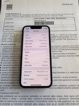 TOP Apple iPhone 13 Mini 128 GB Blue / 2 roky záruka / 86% - 8