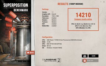 Herný PC, Ryzen 7 3700X, GTX 1070Ti, 16GB RAM - 8