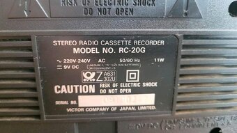 Aiwa Stereo a JVC na 12v 230v aj Baterky - 8