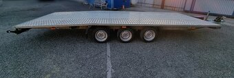 Predam privesny vozik 3500kg 3-napravy 6x2m - 8