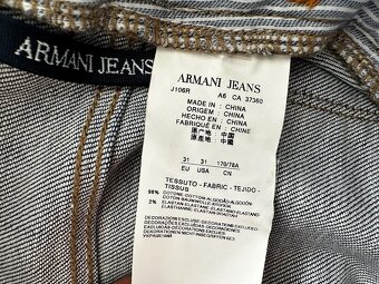 Nové,elegantné,pánske džínsy ARMANI - veľkosť 32/34 - 8