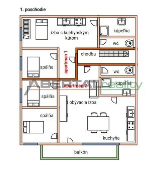 PREDAJ – Apartmánový dom na Donovaloch s 3 samostatnými apar - 8