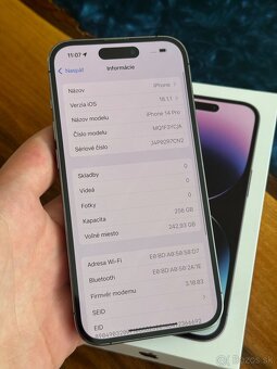iPhone 14 Pro 256gb Purple originalny stav - 8