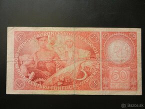 Bankovka 50 Kč 1929 a 100Kč 1931 neperforované - 8