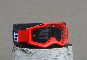 Predám mx sx SHOT okuliare helma prilba bielo červená - 8