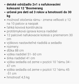 Odrážadlo Sportrike 12" a 10" - 8