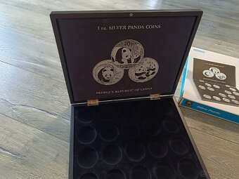 Krabička na 40 ks strieb. mincí Čínska Panda - 8