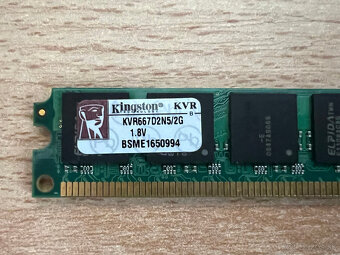 Predám pamäťové moduly DDR2 4GB 2GB 1GB 512MB - 8