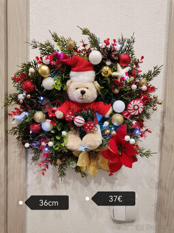 Vence na dvere vianočné - 8