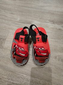 Svietiace sandálky Skechers + sandale červené , veľkosť 25 - 8