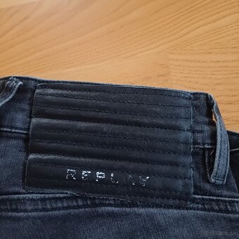 Replay tmavošedé skinny strečové - 8