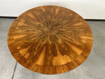 Okrúhly rozťahovací stôl Korenica - Art deco 110cm - 8