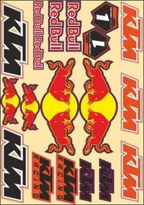 Predám nálepky KTM - 8