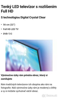 Televízor Philips 56cm+ držiak - 8