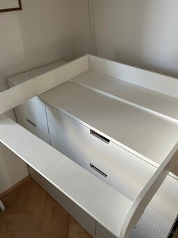 Prebalovací pult na Nordli + prebalovacia podložka Ceba - 8