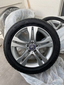 Mercedes original disky + zimne pneu Bridgestone R18 235/50 - 8