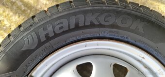 Originál plechové disky + zimné pneu + puklice Škoda Felicia - 8