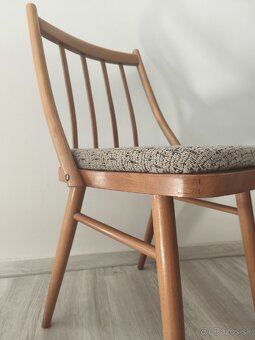 Set 4 art deco stoliciek - 8