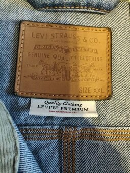 Levi’s Premium džínová bunda / worker (chore) jacket – L - 8