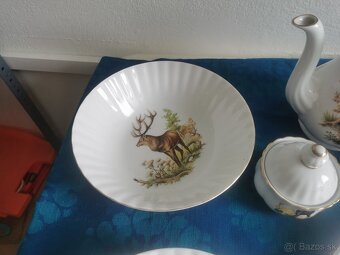 Poľovnícky set, porcelan - 8