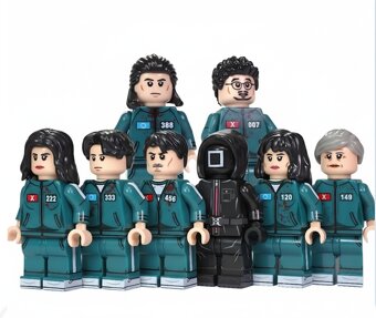 Mix postavičiek - typ lego - nové, nehrané - 8