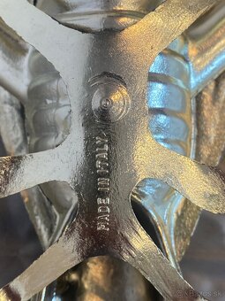 Retro kovový popolník mucha - 8