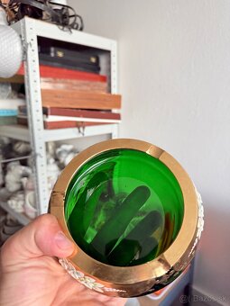 Raritna vodna fajka (shisha) novoborske sklo bohemia - 8