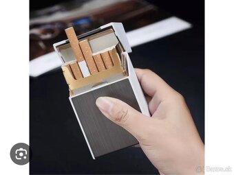 Puzdro na cigarety so zapalovačom - 8