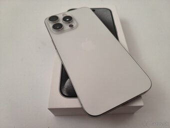 apple iphone 15 PRO MAX 256gb White Titanium / Batéria 100% - 8