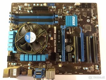 Predam zakladnu dosku Atx Msi B75A-G43 + i3 - 8