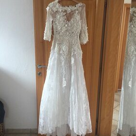 Ručne vyšívané svadobné šaty Príbeh víly - 8