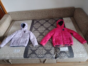 Dievc.zimné obojstranné bundy Alpine Pro veľ.140-146 - 8