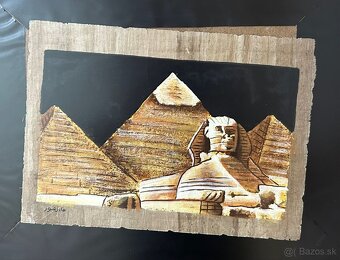 Egyptské obrazy z papirusu - 8