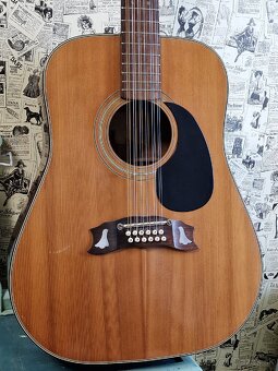 80' VINTAGE RARE FENDER / 12 STRUNOVÁ GITARA + PUZDRO - 8