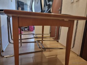 Rozkladací stôl so stoličkami - 8