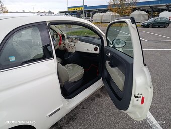 Predám Fiat 500 Hatchback 1.2 benzín r.v. 2012 - 8
