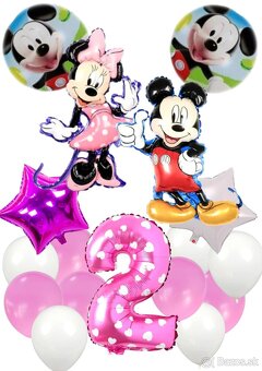 Nové balóny Minnie + Mickey mouse- sada AŽ 15/16/17 kusov - 8
