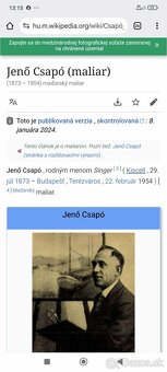 Czapo Jenő- olejomaľba - 8