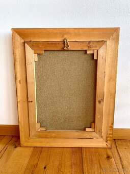 Starý krásný obraz, olejomalba na plátně - 8