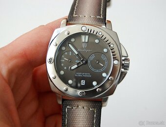 POEDAGAR 690 Grey - pánske military hodinky - 8